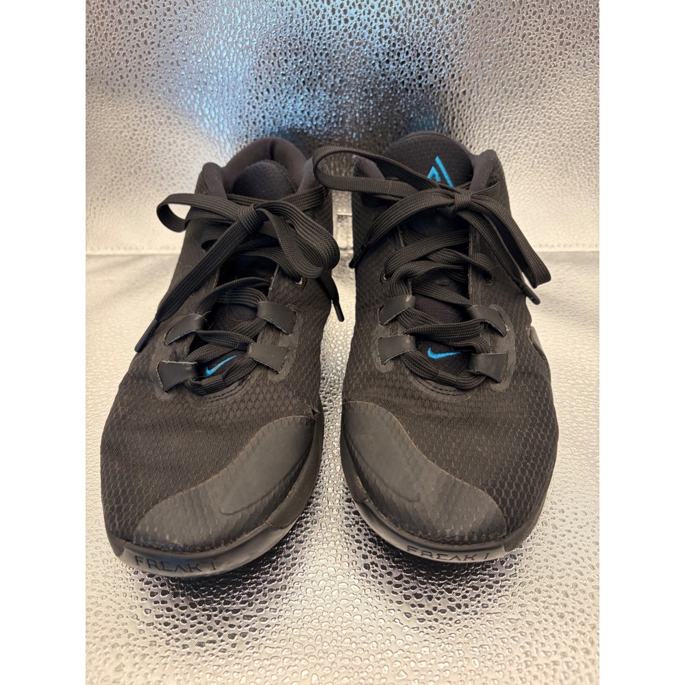 Nike Zoom Freak 1 Black Blue Giannis Antetokounmpo Shoes BQ5633-004 Youth 6.5Y